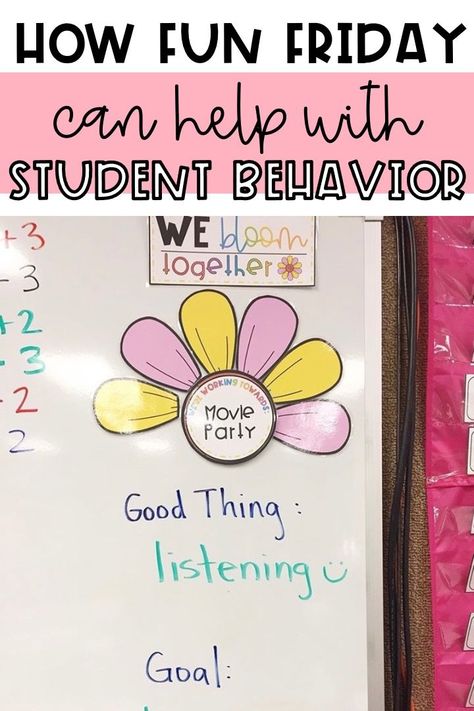 Classroom Management For 1st Grade, After Spring Break Classroom Management, April Classroom Management, April Behavior Anchor Chart, Behavior Ideas For Classroom, Second Grade Fun Friday, Second Grade Behavior Management, Fun Friday 2nd Grade, 2nd Grade Classroom Jobs