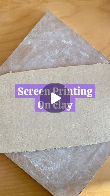 Lyndsay Meiklem Dean Ⓥ on Instagram: "Screen printing is a fun way to transfer graphics, logos and other detailed imagery directly onto clay. I’m beginning to experiment with creating my own screens thanks to supplies from @smalldogprints but in the meantime I’m playing with a few small screens they sent me to try out. These screens are super flexible and with a touch of @maycocolors screen printing medium added to my @speedball_ceramics underglaze they performed really well without the need for washing in between prints which made it super easy to achieve an all over pattern on a larger piece of clay. I’m excited to begin playing with printing my own screens as I begin a few projects near and dear to my vegan animal rights heart so stay tuned!!!!  . . . . #screenprintingonclay #printingon Ceramic Screen Printing, Screen Printing On Ceramics, Silk Screen Printing Art, Screen Printing Ceramics, Underglaze Designs, Surface Decorations, Screen Printing Inspiration, Pottery Slip, Cement Projects