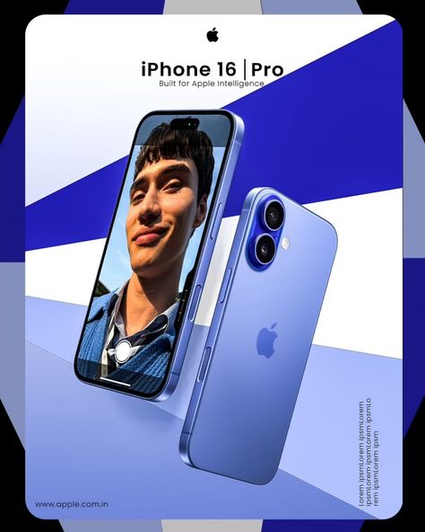 iphone 16 poster designe 😂😂 Dm for Psd file.... Iphone Poster Design, Apple Graphic Design, Marketing Poster, Banner Ideas, Graphic Design Tips, Video Editing Software, Creative Ads, Smart Phone, Iphone 16