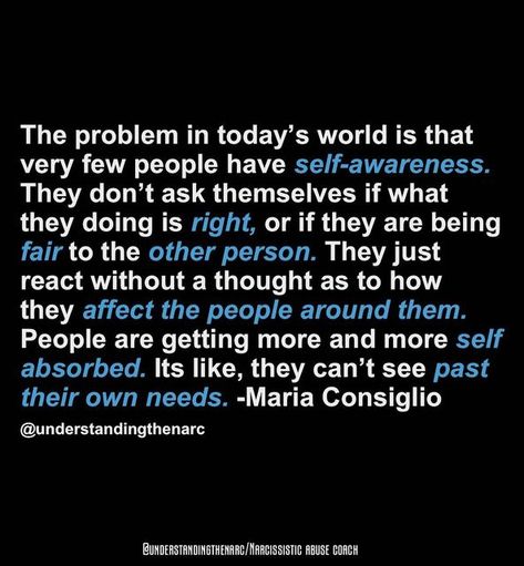 UNDERSTANDING THE NARC on Instagram: "It’s becoming such a self absorbed world. Do you guys agree? People are just not in the habit of being cognizant of how they affect the people around them. They are just concerned with how they could get what they want." Not Agreeing With Someone Quotes, It’s Them Not You, People Who Act Like They Are Better, Thoughtful People Quotes, Unaccountable People Quotes, Excluding People Quotes, Inconsiderate People Quotes, Self Absorbed People Quotes, Self Absorbed Quotes