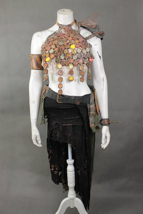 Waterworld Costume, Post Apocalyptic Outfit, Asymmetrical Outfit, Apocalypse Clothing, Post Apocalyptic Clothing, Apocalypse Fashion, Dystopia Rising, Burning Man Clothing, Apocalypse Gear