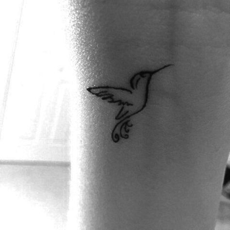 Hummingbird Tattoo, Tattoo Hummingbird, Small Hummingbird Tattoo, Bird Tattoo Wrist, Shape Tattoo, Bird Tattoo, Humming Bird, Tattoos For Daughters, Tattoo Outline