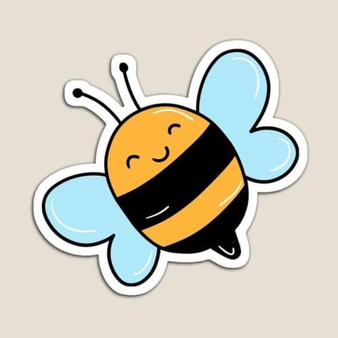 Squish Mallow, Trendy Stuff, Bee Printables, Floral Cards Design, Bee Bee, Flashcards For Kids, Bee Party, Bee Sticker, Art And Craft Videos