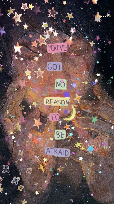 You’ve got no reason to be afraid #youreonyourownkid #yoyok #taylorswift #taylorswiftmidnights #vibes #aesthetic #stars #art #quote Simple Quote Wallpaper, Aesthetic Stars, Stars Art, Quote Wallpaper, Phone Theme, Art Quote, Tinker Bell, Be Afraid, Artsy Fartsy