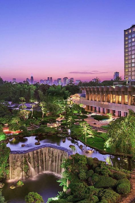 Tokyo Japan Hotel, Tokyo Luxury, Hotel In Tokyo, City And Nature, Millennium Park Chicago, Gramercy Park Hotel, Japan Hotel, Tokyo Hotel, Garden Waterfall