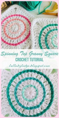 Learn how to surface crochet and make these pretty granny squares. A crochet tutorial by Lullaby Lodge... #grannysquare #grannysquares #grannysquaretutorial #cochettutorial Surface Crochet, Granny Square Häkelanleitung, Granny Square Crochet Patterns Free, Crochet Blocks, Crochet Granny Square, Crochet Square Patterns, Granny Squares Pattern, Granny Square Crochet Pattern, Crochet Stitches Tutorial