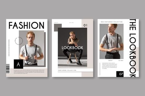 Magazine cover collection with photo | Free Vector #Freepik #freevector #cover #fashion #magazine #clothes Cover Page For Project, Magazine Cover Page, Magazine Cover Template, Fashion Magazine Layout, Portfolio Design Layout, Fashion Magazine Cover, Magazine Layout Design, Portfolio Logo, Mood Board Inspiration