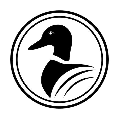 Duck Logo Design, Duck Icon, Chef Logo, Duck Logo, Logo Illustration, Bird Illustration, Sign Templates, Cool Wallpaper, Vector Logo