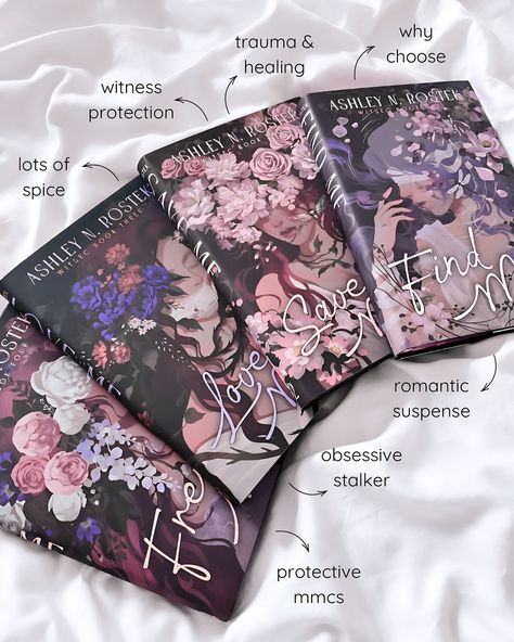 @faecrate opus witsec book set ♡ qotd - what's one of your favourite book series? 🌷 the witsec series is one of my all time favourite romance series & these faecrate editions are so beautiful! the covers are everything!! 🤩 books featured ♡ find me | ashley n rostek ♡ save me | ashley n rostek ♡ love me | ashley n rostek ♡ free me | ashley n rostek 🏷️ #bookstagram #booklover #booktok #bookish #books #fantasy #fantasybooks #fantasyromance #bookreview #enemiestolovers #fae #romantasy #rom... Find Me Ashley N. Rostek, Witsec Series, Books To Read Aesthetic, Romance Books Recommendations, Book Series To Read, Book Rebinding, A Little Life Book, Book Cover Ideas, Romance Books To Read