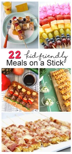 Meals On A Stick, Food On Sticks, Kid Friendly Snack, Breakfast Party, Kid Friendly Dinner, On A Stick, Fun Kids Food, Dinners For Kids, Healthy Snacks For Kids