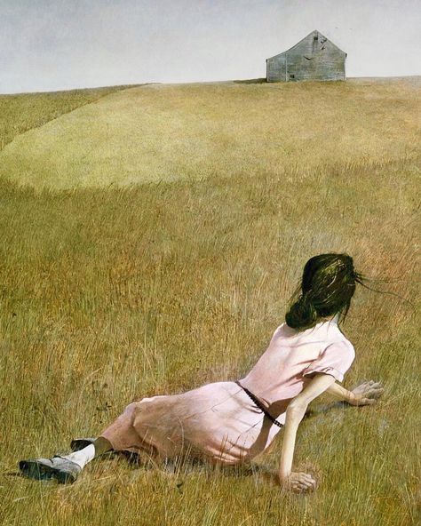 History of Art Daily on Instagram: “🤨 Do you know the story behind this painting? 😮 . Andrew Wyeth, Christina’s World, 1948, @themuseumofmodernart 🖼 . One day, as painter…” Christina's World, Andrew Wyeth Paintings, Andrew Wyeth Art, Famous Art Paintings, Jamie Wyeth, Andrew Wyeth, American Painting, Famous Art, Daily Art