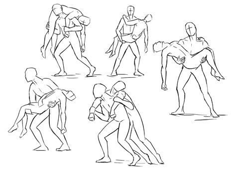 Couple Drawing, Drawing Body Poses, Different Poses, Poses References, Character Poses, Figure Drawing Reference, Art Poses, Drawing Tutorials, Art Tutorials Drawing