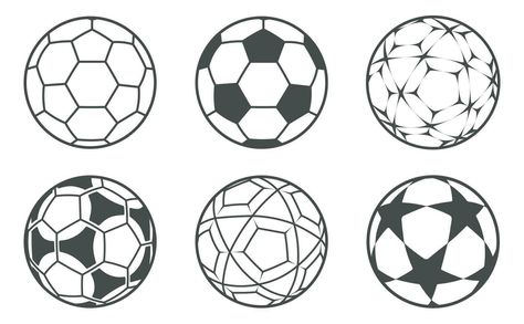 Soccer ball or football flat vector icon simple black style, illustration. Soccer Vector Illustration, Soccer Graphic Design, Soccer Ball Design, Football Vector, Football Clipart, Ball Vector, Ball Logo, Casual Logo, Football Casuals