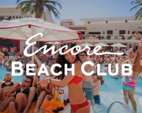 encore-beach-logo Tao Nightclub, Nightclub Lighting, Vip Table, Pool Club, Encore Beach Club, Vegas Clubs, Las Vegas Clubs, Bottle Girls, Beach Logo