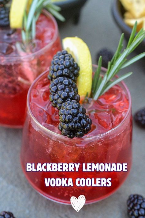 Blackberry Lemonade Vodka Cooler recipe is light & refreshing. A tasty summer Blackberry Cocktail. Blackberry Vodka Lemonade, Blackberry Mixed Drinks, Blackberry Alcoholic Drinks, Blackberry Lemonade Cocktail, Blackberry Puree For Cocktails, Blackberry Vodka Cocktail, Blackberry Vodka, Blackberry Punch Non Alcoholic, Blackberry Cocktails