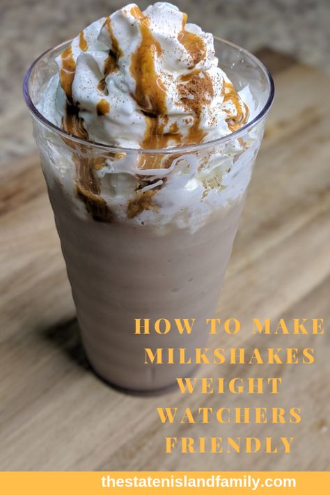 Weight Watchers Shakes, Ww Drinks, Painted Fences, Ww Sweets, Sandwich Vegetarian, Ww Ideas, Weight Watcher Smoothies, Weight Watcher Desserts, Ww Meals