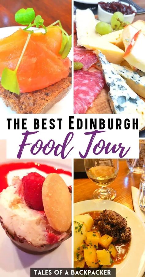 The Best Edinburgh Food Tour - An Edinburgh food tour with Eat Walk Edinburgh gives you the chance to taste some of the best food in Edinburgh. Here’s my full Eat Walk Edinburgh review | Food Tour in Edinburgh | Scottish Food #Edinburgh #EdinburghFoodTour #ScottishFoodTour Edinburgh Food, Edinburgh Tours, Scottish Desserts, Scottish Dishes, Edinburgh Hotels, Black Pudding, Edinburgh City, Whisky Tasting, New Year's Food