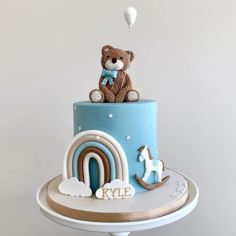 For Kyle on his Christening Day yesterday @avalonhousehotel 🩵 🐻 🥰 Swipe for more 👉 #christeningcake #cake #teddycake #teddybearcake #baptismcake #celebrationcake #cakedesign #cakedecorating #cakemaker #customcake #fondantcake #instacake #cakesofinstagram #cutecakes Christening Cake Boy, Teddy Cakes, Christening Cakes, Teddy Bear Cakes, Baby Boy Cakes, Boy Christening, Baptism Cake, Christening Cake, Cake Makers