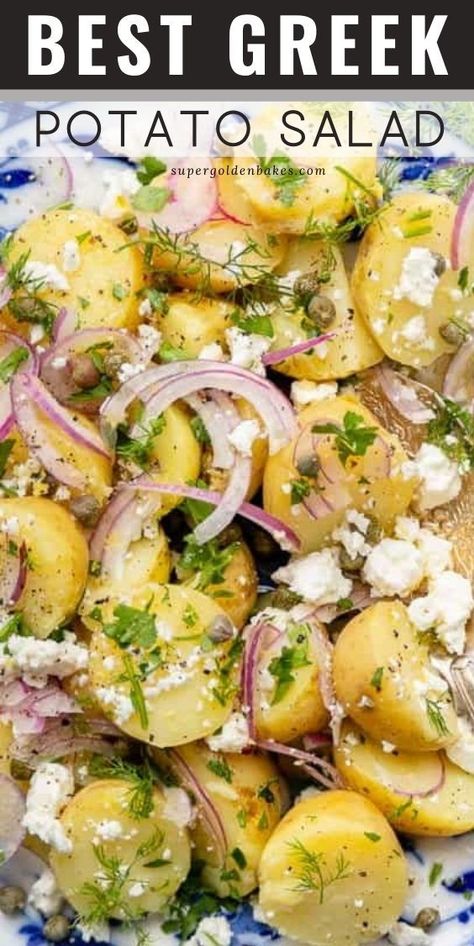 Greek Potato Salad, Senior Crown, Greek Potatoes, Crown Ideas, Clothes Hacks, Greek Salad Recipes, Mums Homecoming, Best Salad Recipes, Greek Dishes