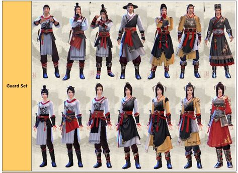 School Outfits Pictures, Martial Art Clothes, Ancient Chinese Architecture, Royal Guard, Chinese Clothing, Fantasy Clothing, School Outfit, School Outfits, Character Concept