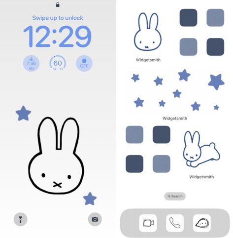 Miffy Pfp Icon, Miffy Ios Homescreen, Miffy Iphone Theme, Miffy Theme Phone, Miffy Iphone Layout, Miffy Homescreen Layout, Miffy Phone Wallpaper, Miffy Phone Layout, Iphone Layout Cute