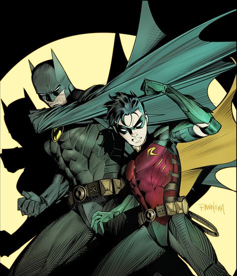 Cool Comic Art on Twitter: "Batman & Robin by Dan Mora @Danmora_c… " Robin Dc Wallpaper, Dan Mora Art, Robin Comics, Robin Dc, Batman Poster, Univers Dc, Batman Artwork, Batman Wallpaper, Batman Universe