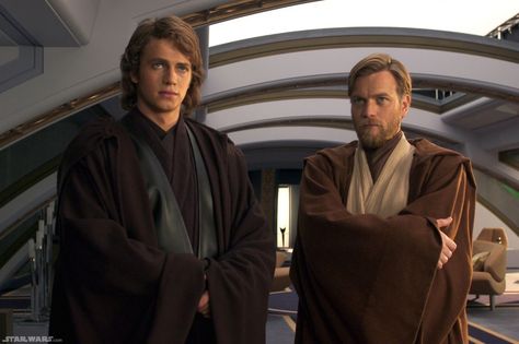 Anakin Skywalker and Obi-Wan Kenobi Character Duos, Anakin Vs Obi Wan, Star Wars Kenobi, Obiwan Kenobi, Jake Lloyd, Anakin Obi Wan, Indira Varma, Assassin's Blade, Rupert Friend