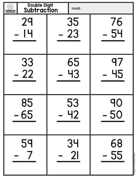 Subtraction Worksheets Subtraction Grade 2 Worksheets, 3rd Grade Subtraction Worksheets, Substrate Worksheet, Subtraction 2 Digits Worksheets, Second Grade Subtraction Worksheets, Simple Subtraction Worksheets Free, Free Subtraction Worksheets, 2 Digit Subtraction Without Regrouping, Basic Subtraction Worksheets