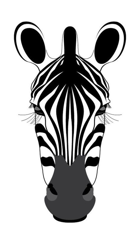 Zebra Drawing, Zebra Head, Saint Patricks Day Art, Zoo Activities, Animal Lessons, Zebra Art, Animal Projects, Art Drawings For Kids, Preschool Art