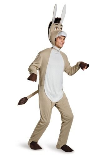 Shrek Donkey Costume, Shrek Costume Diy, Fiona Costume, Donkey Costume, Shrek Donkey, Shrek Costume, Party City Costumes, Black Halloween Dress, Casino Outfit