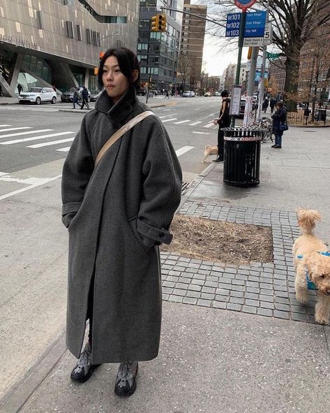 Fall Fits, Winter Fits, Wool Blend Coat, Mode Inspo, 가을 패션, Mode Vintage, Winter Looks, Minimal Fashion, Look Fashion