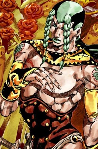 Sandman | JoJo's Bizarre Wiki | Fandom Jjba Sandman, Soundman Jojo, Metallica Song, Native American Hair, Tribes Man, Jojo Bizarro, Jojo Manga, Steel Ball Run, Side Character