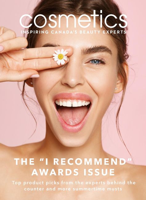 Cosmetics Magazine, Summer 2021 — The "I Recommend" Beauty Awards Issue Skincare Magazine Ad, Magazine Advertisement, Beauty Ads, Editorial Magazine, Cosmetics Advertising, Beauty Ad, Photography Magazine Cover, Scalp Care, Beauty Standards