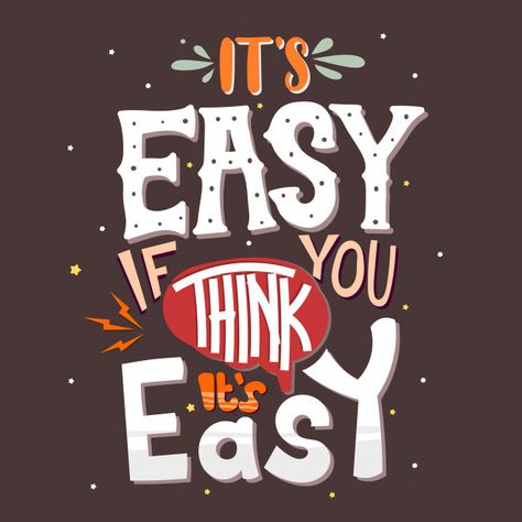 Make It Easy Quote, Take It Easy Wallpaper, Take It Easy Quotes, Brain Typography, Typography Quotes Inspirational, Easy Quotes, Quotes Arabic, Swag Quotes, Motivational Quotes Wallpaper