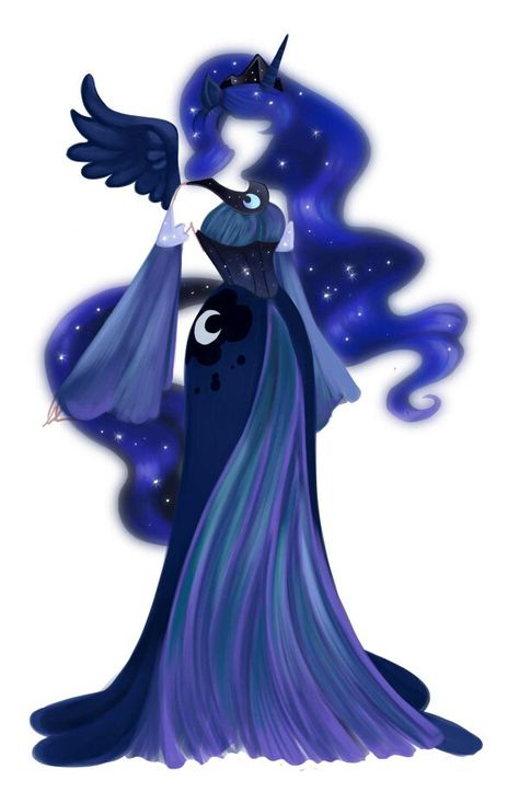 Luna dress I would wear Moon Dress Anime, Moon Dress Drawing, Princess Luna Cosplay, Mlp Dresses, Luna Cosplay, Mlp Luna, Mlp Cosplay, Celestia And Luna, Nightmare Moon