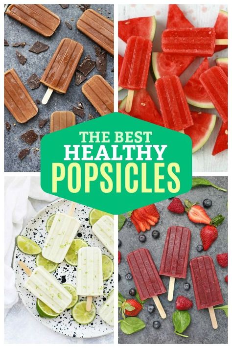 Home Made Popsicles Healthy, Homemade Popsicles Healthy, Popsicle Recipe For Kids, Fudge Popsicles, Fruit Popsicle Recipes, Gourmet Popsicles, Homemade Fruit Popsicles, Healthy Popsicle Recipes, Elizabeth King