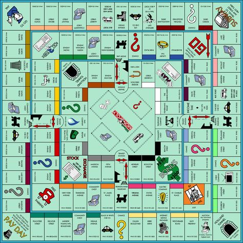 Homemade Board Games, Monopoly Board Game, Board Games Diy, Printable Board Games, Monopoly Board, Board Game Design, Monopoly Game, Diy Games, Drinking Games