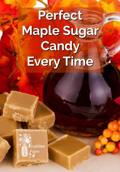 Thanksgiving Candy Recipes, Maple Sugar Candy Recipe, Maple Syrup Candy Recipe, Maple Candy Recipe, Acadian Food, Maple Syrup Candy, Maple Sugar Candy, Truffle Balls, Maple Fudge