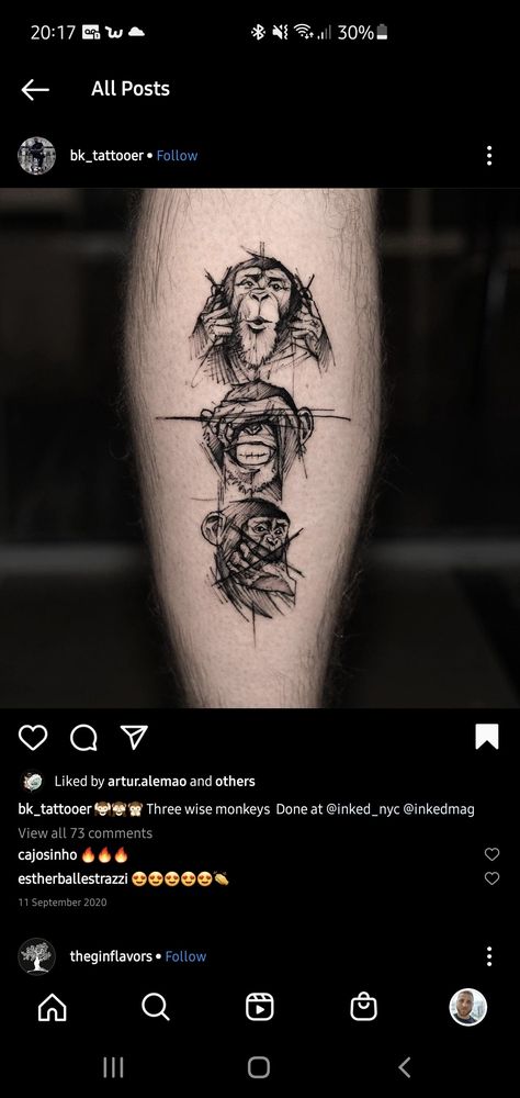 Three Monkeys Tattoo, 3 Wise Monkeys Tattoo, 3 Monkeys Tattoo, Three Wise Monkeys Tattoo, Bigger Tattoos, 3 Monkeys, Totem Tattoo, Monkey Tattoos, Armor Tattoo