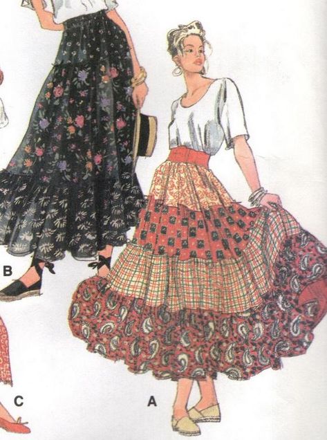 Prairie Skirt Outfit, Square Dance Outfit, Western Skirts, Twirly Skirt, Prairie Skirt, Long Flowers, Long Skirt Outfits, Square Dancing, Flower Skirt