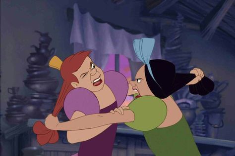 Anastasia & Drizella Sisters Funny Pictures, Cinderella Anastasia And Drizella, Sisters In Movies, Sibling Characters, Siblings Cartoon, Cinderella Sisters, Sister Characters, Anastasia Cinderella, Drizella And Anastasia