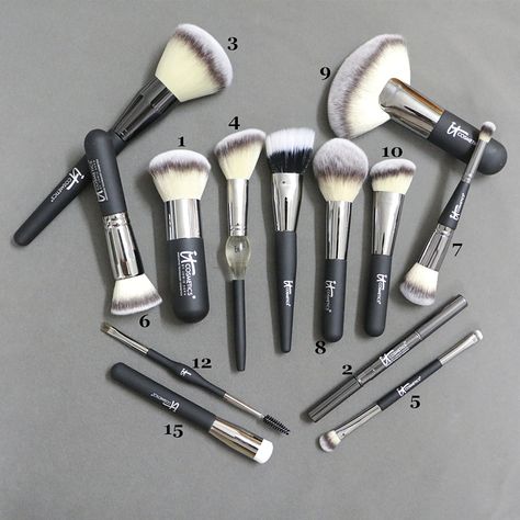 Brand Professional Makeup Brushes Ulta it cosmetics Heavenly Luxe foundation powder kabuki make up kit pinceis maquiagem.-in Makeup Brushes & Tools from Health & Beauty on Aliexpress.com | Alibaba Group Blusher Makeup, Makeup Brushes Guide, It Cosmetics Foundation, Wholesale Makeup, Blending Eyeshadow, Makeup Brush Cleaner, Makeup Store, Professional Makeup Brushes, Foundation Powder