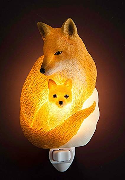 Fox Bedroom, Fox Room, Fox Things, Fox Kit, Fox Den, Orchid Design, Fox Nursery, Boys Night, Baby Night Light