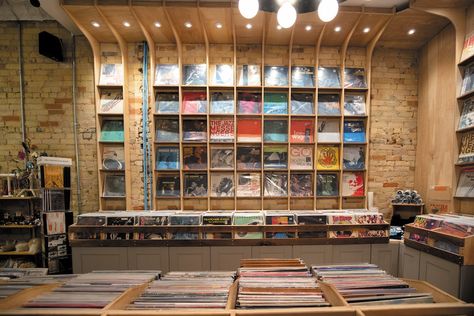 Vinyl record room