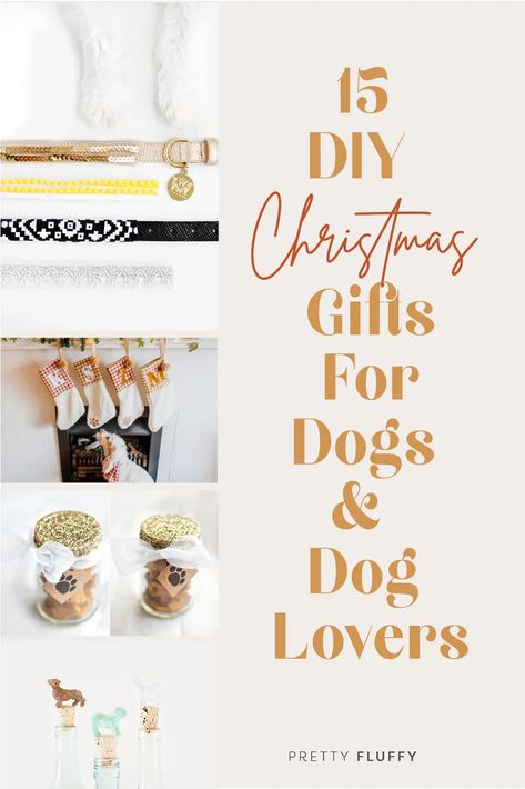 15 DIY Dog Christmas Gifts for Dogs & Dog Lovers | Pretty Fluffy Pet Gifts Diy, Diy Dog Christmas, Christmas Gifts For Dogs, Diy Dog Gifts, Christmas Presents To Make, Dog Christmas Presents, Christmas Treats For Gifts, Christmas Dog Treats, Reindeer Dog