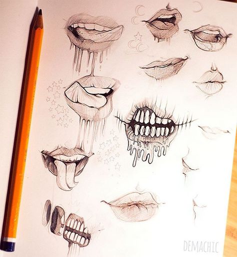 Just lip doodles 👄😌 #art #artist #traditionalart #pencils #sketch #doodle #lips #sketchpad #teeth #zombie Lip Doodles, Sketch Eyes, Pencils Sketch, Zombie Drawings, Zombie Eyes, Lips Sketch, Doodles Sketches, Realistic Eye Drawing, Images Hello Kitty