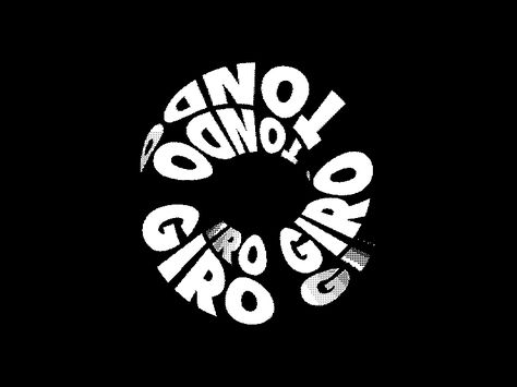 Giro Giro Tondo by Federico Leggio on Dribbble Motion Graphics Typography, Animation Types, Frame By Frame Animation, 타이포그래피 포스터 디자인, Motion Graphics Design, Text Animation, Motion Design Animation, Types Of Lettering, Typographic Design