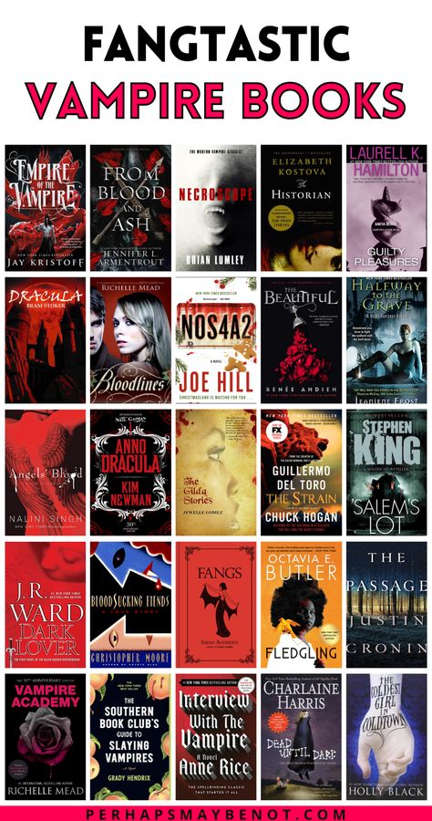 Sink your teeth into the must-read vampire books #books #bestbooks #vampires #bookstoread #halloween Vampire Book Aesthetic, Intp Books, Vampire Books Aesthetic, Vampire Library, Vampire Books To Read, Books Vampire, Vampire Books Series, Filthy Rich Vampire Book, Best Vampire Books