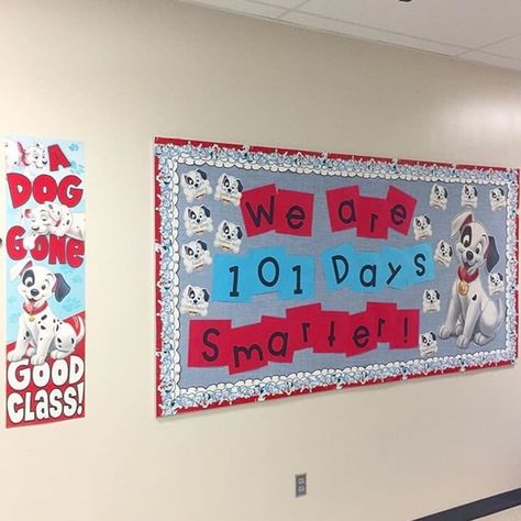 101st Day Of School, 101 Days Of School, Disney Themed Classroom, Reading Week, 101 Dalmations, Classroom Board, Door Inspiration, Themed Classroom, Classroom Door