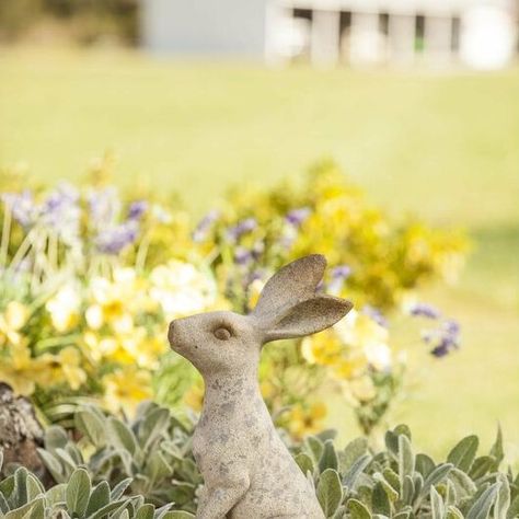 20 Best Outdoor Easter Decorations for 2021 - Easter Yard Decorations Family Statue, Pagoda Lanterns, Bunny Statue, Rabbit Garden, Garden Gnomes Statue, Frog Statues, Memorial Statues, Gnome Statues, Maltese Puppy